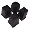 4Pcs Furniture Riser 6in Heavy Duty Slip Proof ABS Bed Rise Lift Block for Chair Sofa