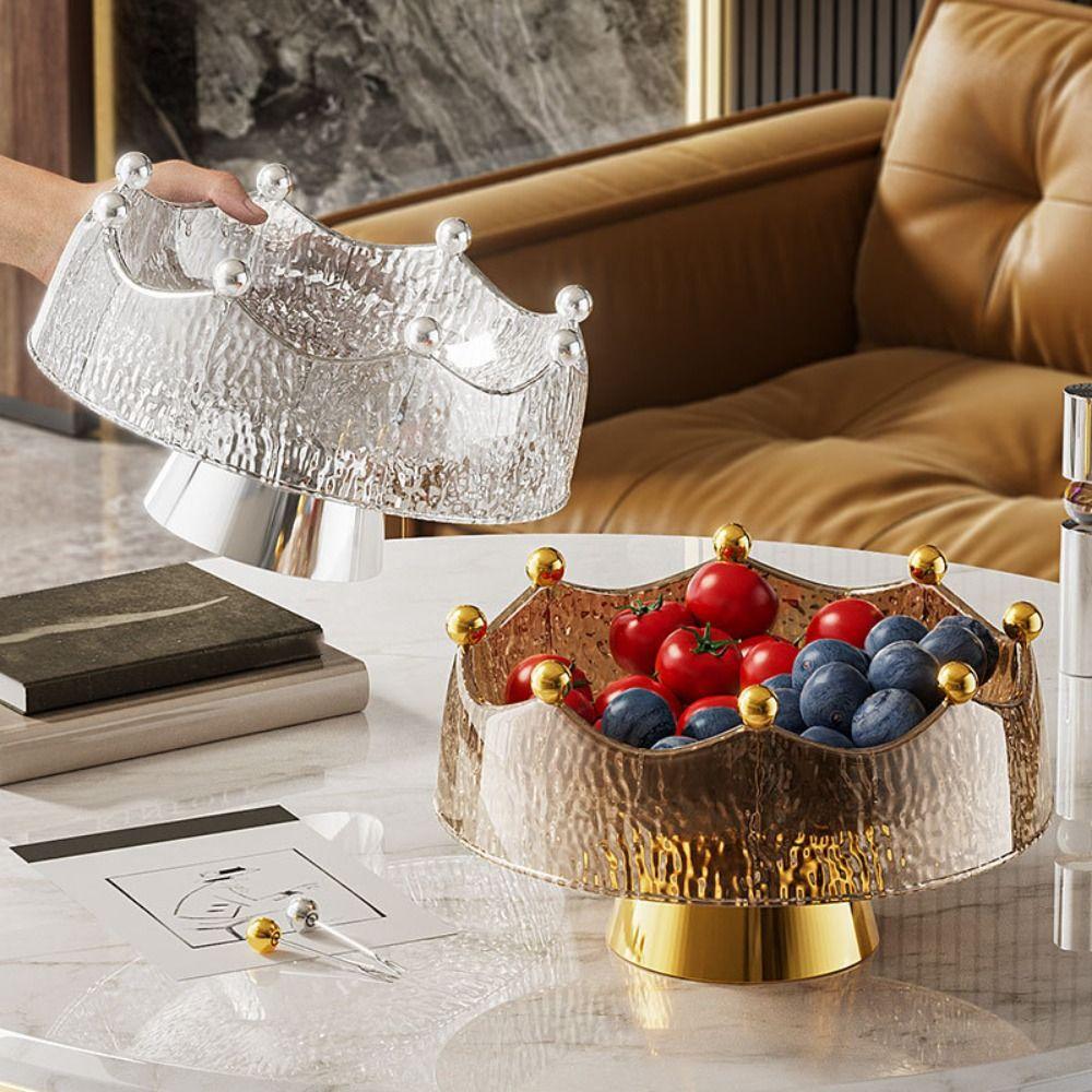 Plastic Fruit Water-Filtering Bowl Creative Salad Plate Fork Set Fruit Serving Plate  Picnics