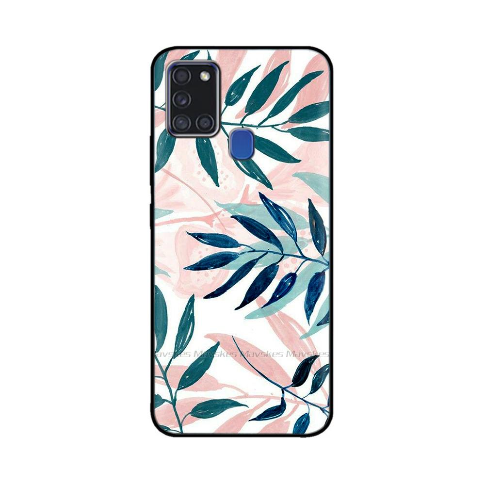 For Samsung A21S Case Silicone Back Protector Phone Soft TPU Bumper Case On For Samsung Galaxy A21s GalaxyA21s A 21s A217 Cover