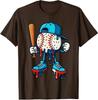 Süßes Baseball Lifestyle 101 Bekleidung Baseball Drip Unisex T-Shirt