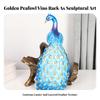 Peacock Wine Holder Stylish Bottle Creative for Dining Room