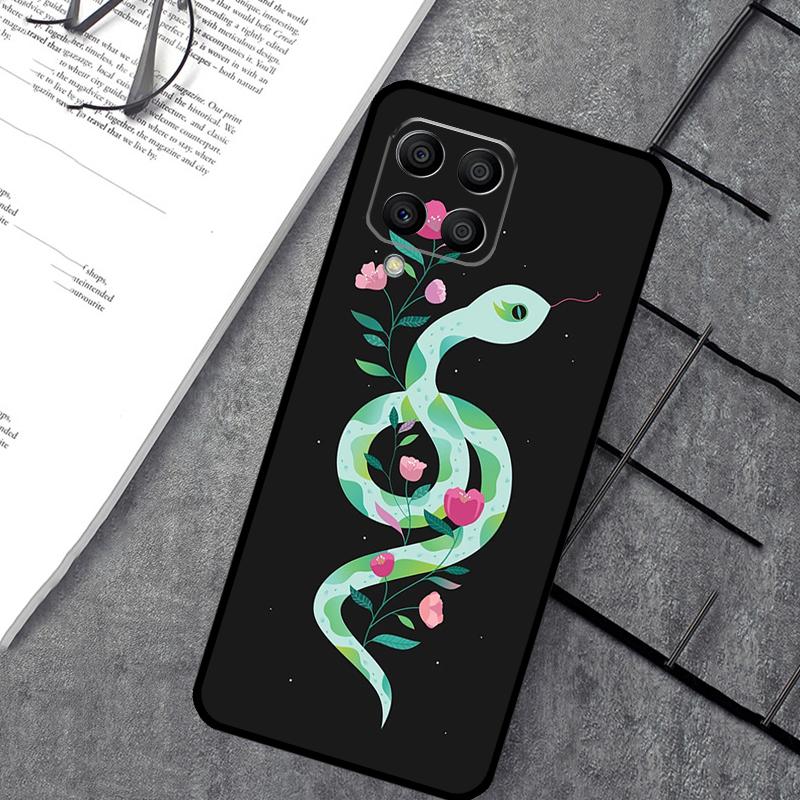 Snake Illustration Art Case For Samsung Galaxy M54 M32 M52 M15 M11 M12 M13 M14 M06 M16 M36 M56 M31 M53 M35 M55 M34