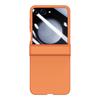 Samsung Z Flip7 Skin-Feel PC Protective Case: Full Coverage, Three-Piece Set for Flip4/5