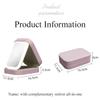 LED Mirror Makeup Storage Box Cosmetics Storage Box Fashion Portable Travel Makeup Bag Simple Makeup Case with Mirror for Woman
