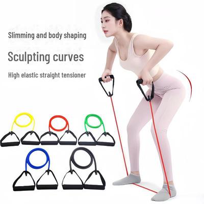 Multifunkční TPE Elastické Fitness Lano pro Domácí Použití: Strečink, Rozšiřování hrudníku a zad Jóga pomůcka