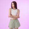 Sculp Pig Swt25030-02 Real Fresh Slim Sleeveless White
