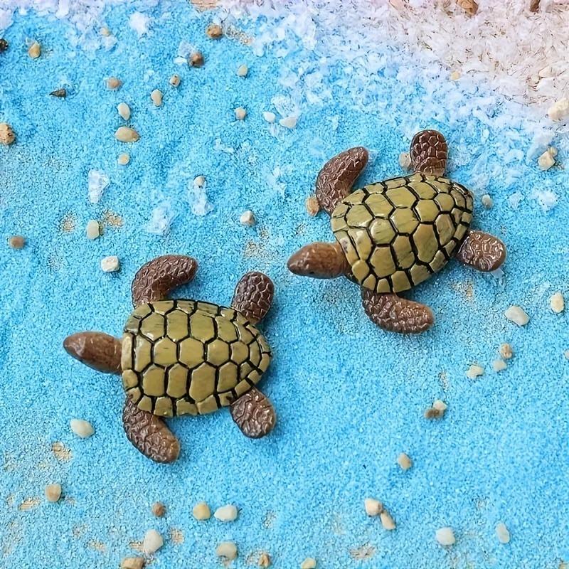 20/36pcs Adorable Resin Sea Turtles for Miniature Gardens Terrariums Succulent Planters Room Decor Mini Resin Turtle Moss Figure