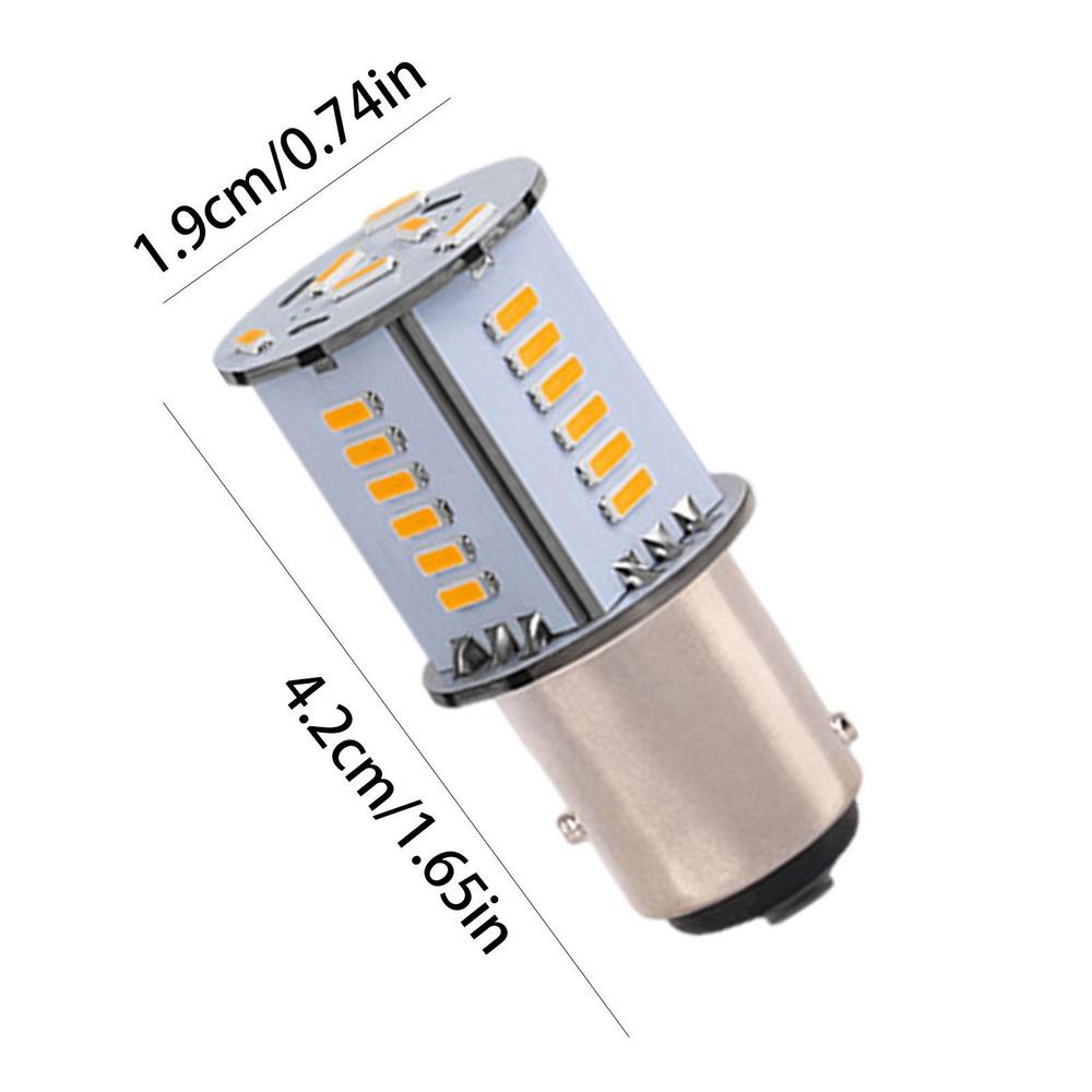 Motorcycle Brake Light Bulb Trailer Rear LED Trailer Lights With High-Brightness Bulb Brake Stop Strobe Light Bulb For