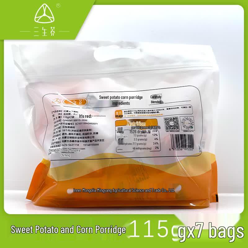 SANSHENGQIAO Sweet Potato Corn Porridge