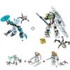 DIY Biochemical Warrior Master Domestic Building Blocks Skeleton Spider King Mech Assembly Combination toys for children gifts