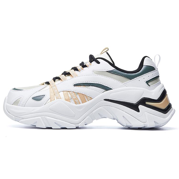 FILA Sofia  White Black Orange  Women s F12W044115FDW 38.5