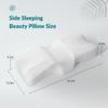 Side Sleeper Pillow for Neck and Shoulder Pain Wrinkle Prevention - Beauty Pillow for Anti Wrinkle & Anti Aging.