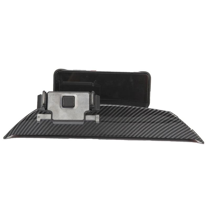 Dashboard Oraganizer Tray With Phone Holder Clip For Ford Mustang 2015+ Center Console Stowing Storage Container Box