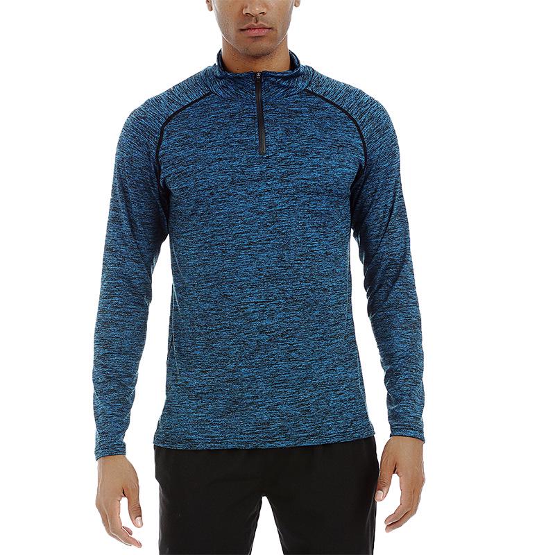 Men's Quick-Dry Long Sleeve Compression Training Suit for Basketball & Gym