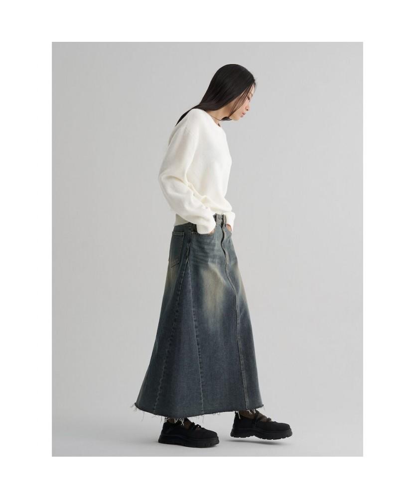 8seconds Denim Maxi Skirt Sky Blue