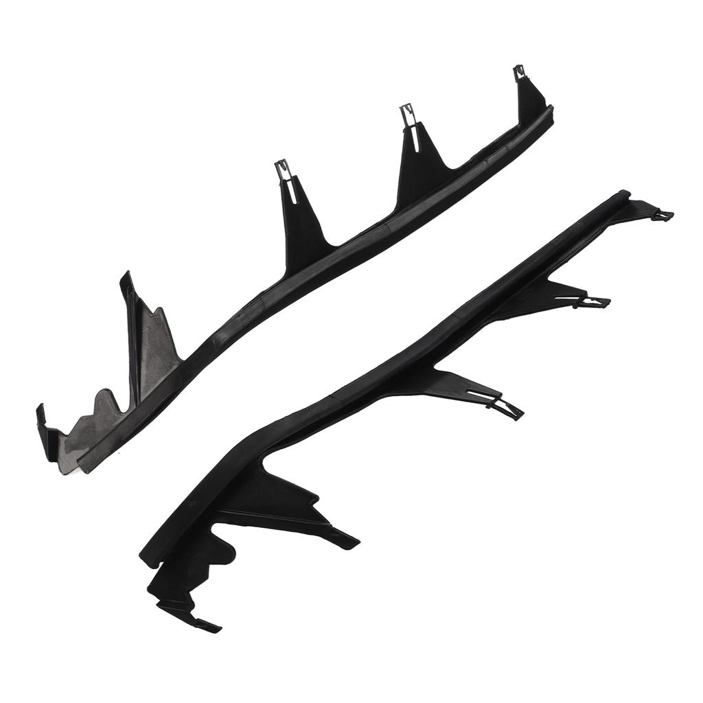 1 Pair Car Headlight Cover Gasket 63128384490 Strong Sealing Black Rubber Flexible Replacement For 3 SERIES E46 Pre‑LCI