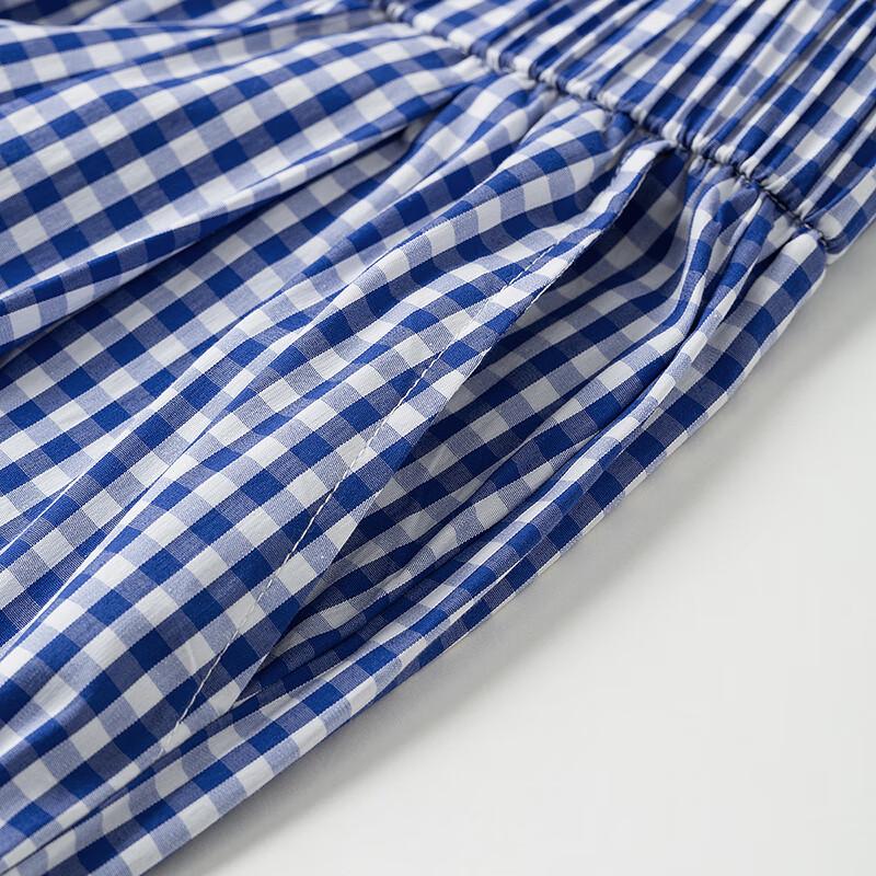 Chuyu 2025 Summer Relaxed Plaid Wide-Leg Casual Pants