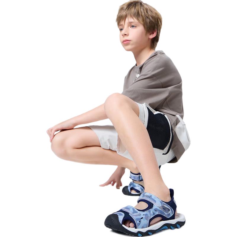 Camel Kids  Closed-Toe Anti-Collision Beach Sandals 35 темно-синий