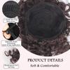 Messy Bun Hair Piece Elastic Drawstring Loose Wave Curly Scrunchies Ponytail Extension