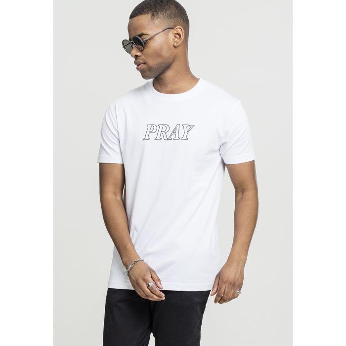 T-shirt - Mister Tee - pray hand - 100% Coton - Manches Courtes - Coupe Normale