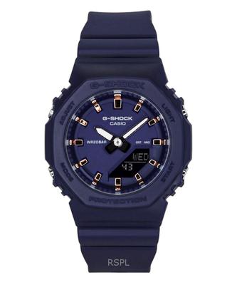 G-Shock אנלוגי דיגיטלי רצועת שרף חוגה כחולה קוורץ GMA-P2100M-2A 200 מטר שעון לאישה