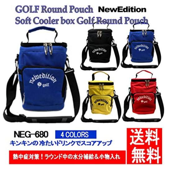 Edition Golf Round Pouch Cooler Bag Soft Cooler Box [New GOLF®] NEG-680 (Blue)