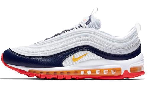 Nike Air Max 97 Midnight Navy Racer Pink Laser Orange Women s 921733-015 36.5