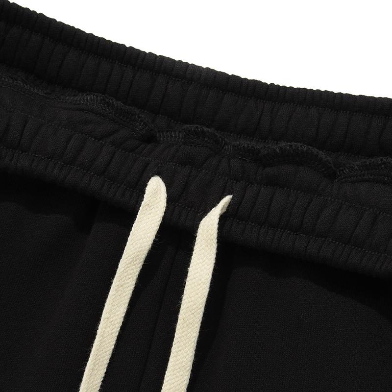KIRSH Unisex Heavyweight Tuck Point Sweatpants [Black]