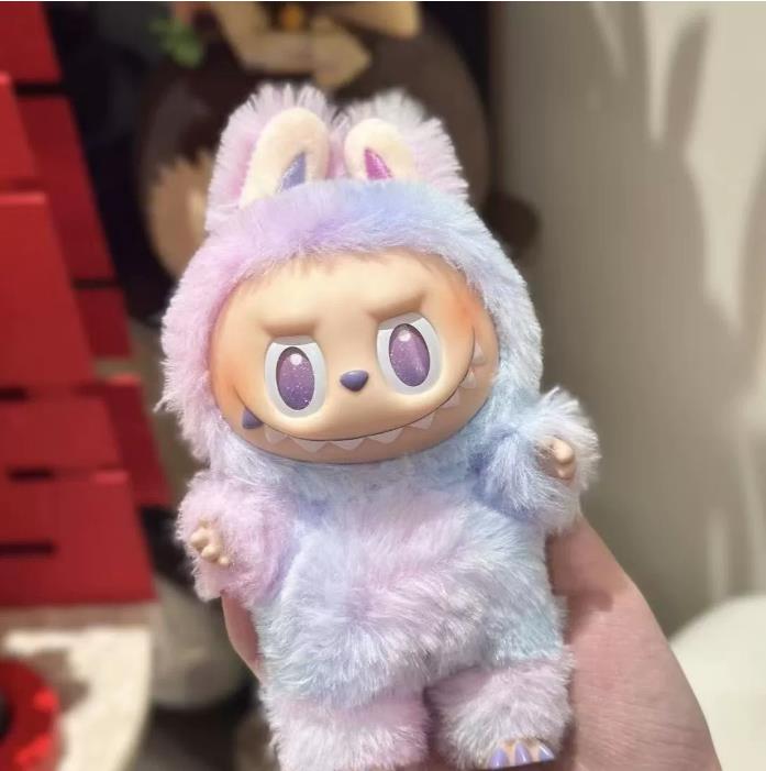 New Labbubu 3rd Generation Plush Toy Doll Decor Gift Doll Model Toy Cute Monster Replica Keychain Toys Birthday Gifts