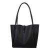New solid color mother and child bag simple trendy portable tote large capacity retro spring fashion shoulder bag