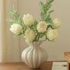 Large Size Artificial Flower Multicolor Lifelike Artificial Artichoke Flower DIY flocked Nordic Thistle Flower Photo Props