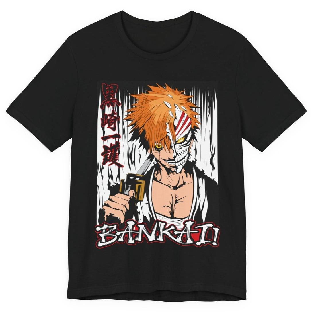 BLEACH Anime Graphic TShirt 100Cotton Oversized Unisex Shirt Y2k Unisex Short Selling Popular Sleeve ONeck New Selling Popular S разноцветный