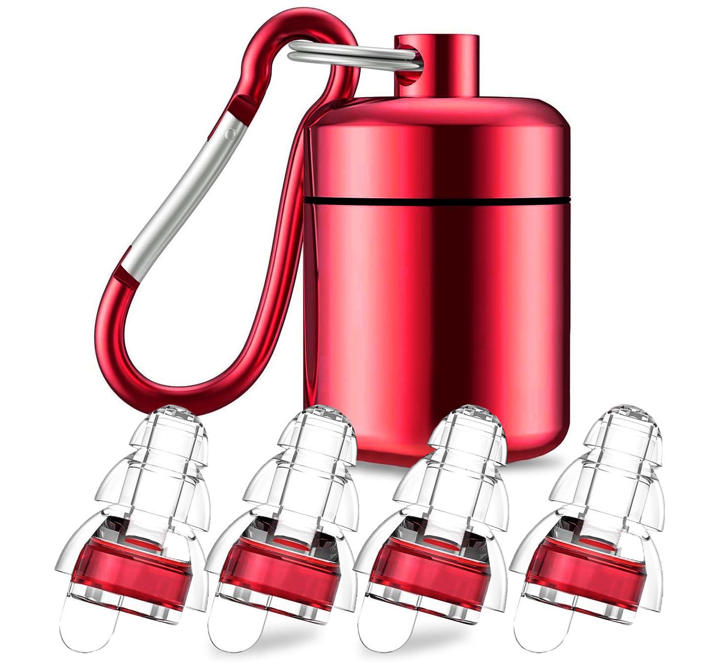 

Высококачественные звукоизоляционные силиконовые беруши с фильтром и водонепроницаемым футляром для хранения музыки и полетов