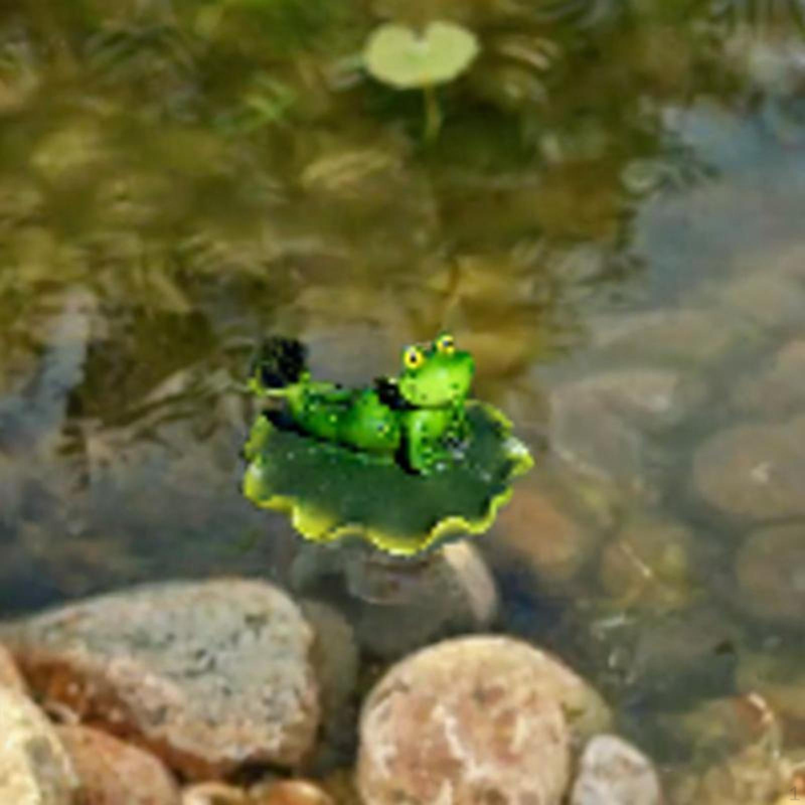 

Статуя животного, плавающая лягушка, декоративная деталь для наружного пруда Style B