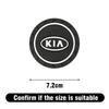2026 Heißer Autoaufkleber 2 Stück Auto-Getränkeuntersetzer Silikon-Wassernapfschlitz Anti-Rutsch-Matte PVC-Pads für Kia Sportage Rio 3 Soul Picanto Cerato N