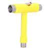 Skate Tool MultiFunction Portable Skateboard TType Hex Key Kit Fastener Hardware Yellow