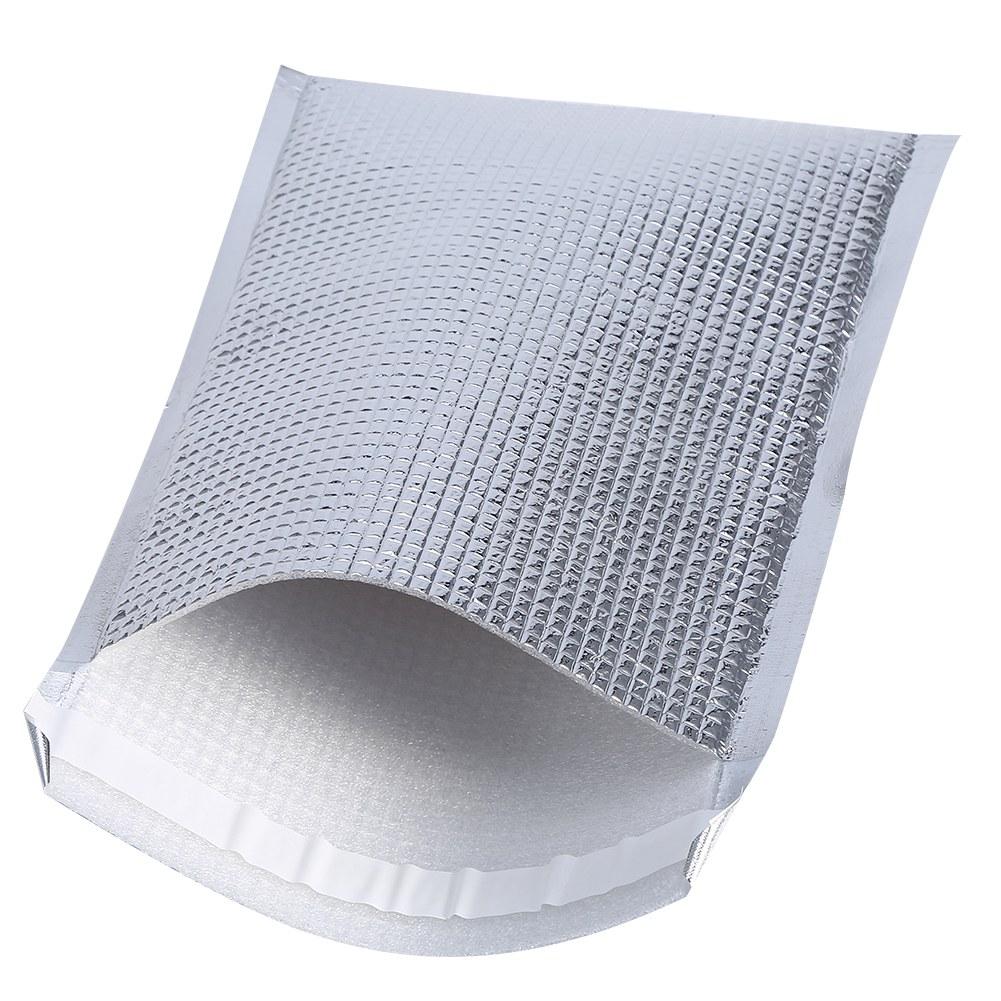 10 stücke set Einweg Aluminium Folie Isolierte Lebensmittel Lagerung Tasche Thermische Kühler Silber (20 * 25cm)