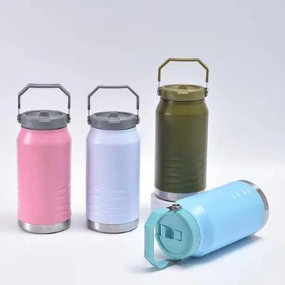 1.6L, 304 Stainless Steel Handheld Vacuum Cup, Outdoor Sports Water Bottle, High-capacity Insulation/cooling Bucket