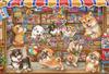 [Made In Japan] Beverly 1000-Piece Jigsaw Puzzle, Shiba's Candy Shop (49 X 72 Cm), 31-521, Brown