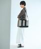 BREATH Scotch Grain Neo Leather Tote Bag with Shoulder M 503080101300 Greige [Topkapi]
