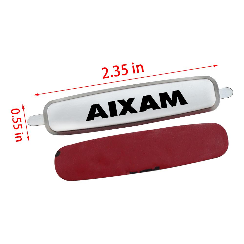 Bil Metall Säte Emblem Säte Tuning Märken Dekaler För Aixam MINAUTO CROSSLINE E AIXAM CROSSOVER MEGA CITY COUPE Biltillbehör