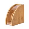 Elegant Bamboo Coffee Filtration Paper Storage Holder Long-Lasting Compact And Designed For Easy Access Perfect For Coffee Lovers