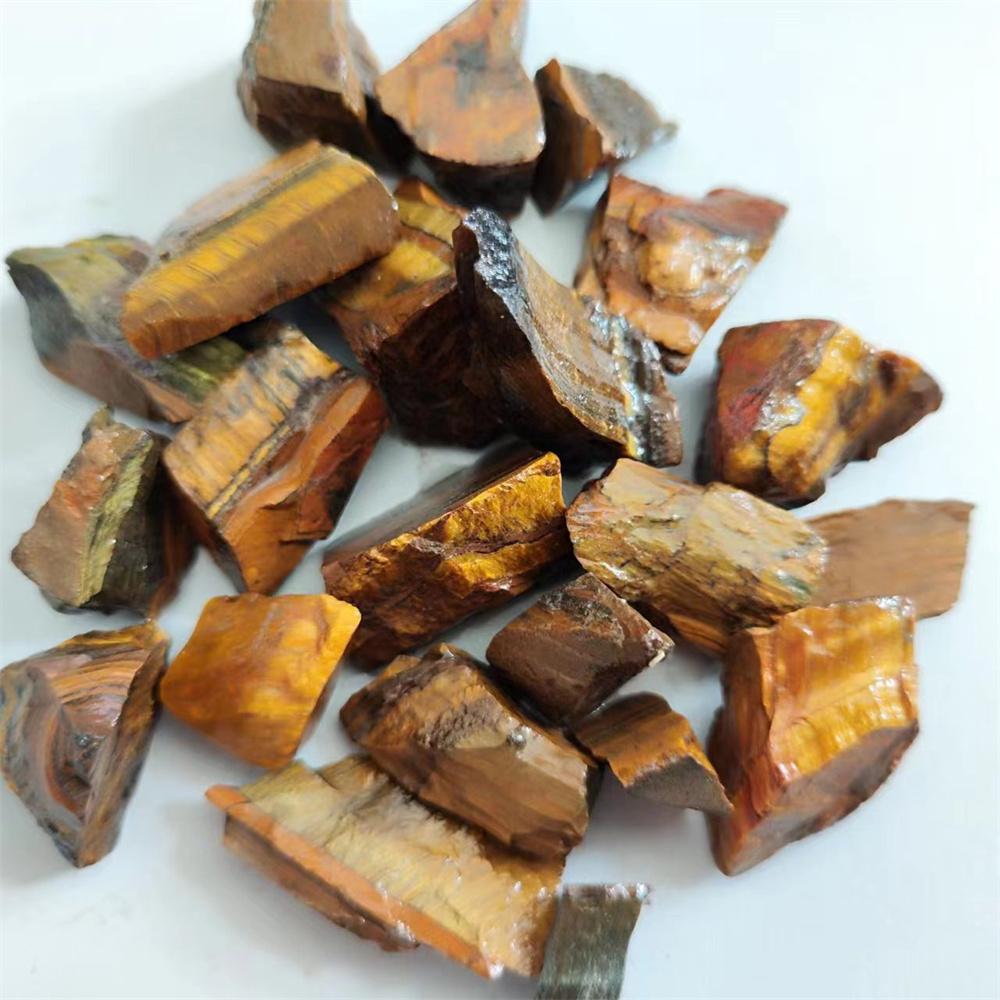 Naturalny Tygrysie Oko Surowy Kamień Surowy Kryształ Kwarcowy Reiki Uzdrawiająca Skała Mineralna Próbka Aromatycznej Dyfuzji Mineralnej Próbki