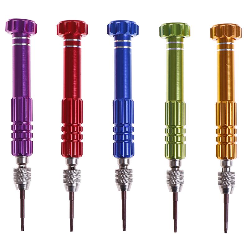 Multifunction Mini Blade Screwdriver With Replacemet Head Anti Slip Repair Tools