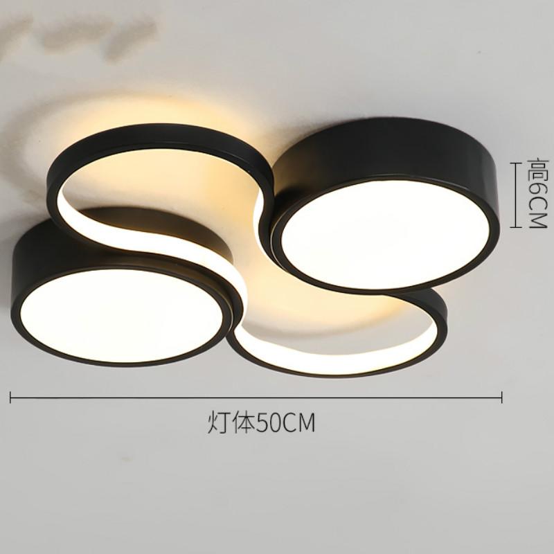 LED Ceiling Light Circular Bedroom Nordic Modern Minimalist Gold Light Luxury Style Room Lighting Fixtures
