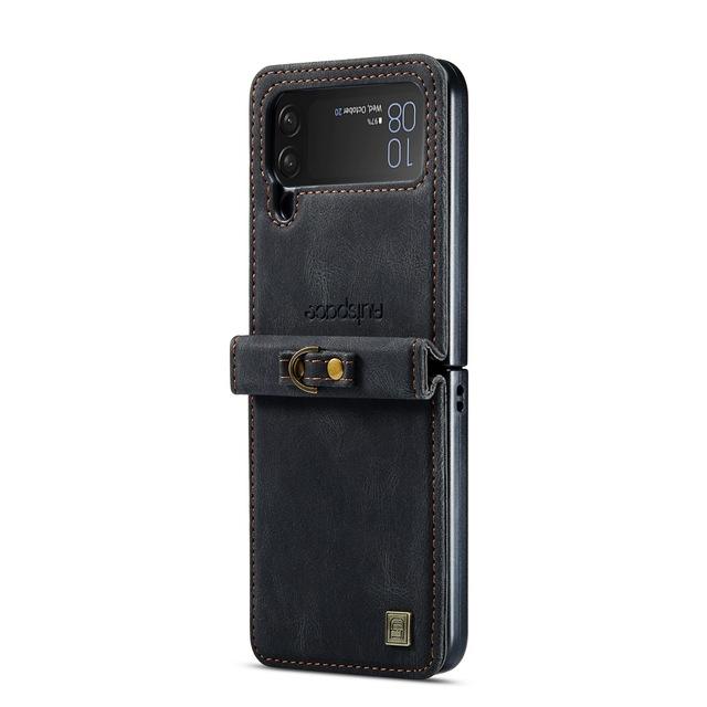 Anti-Staub-Leder-Telefonzubehör Klapphülle für Samsung Galaxy Z Flip4 Flip 4 Flip3 Flip 3 5g Zflip4 Rutschfeste Abdeckung