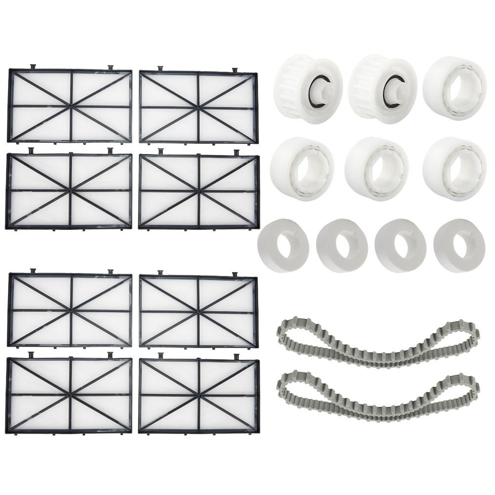 Roboterteile-Set Poolreiniger-Kit Für Poolwartung Werkzeuglose Montage Verstärkte Konstruktion Verschleißfeste Komponenten