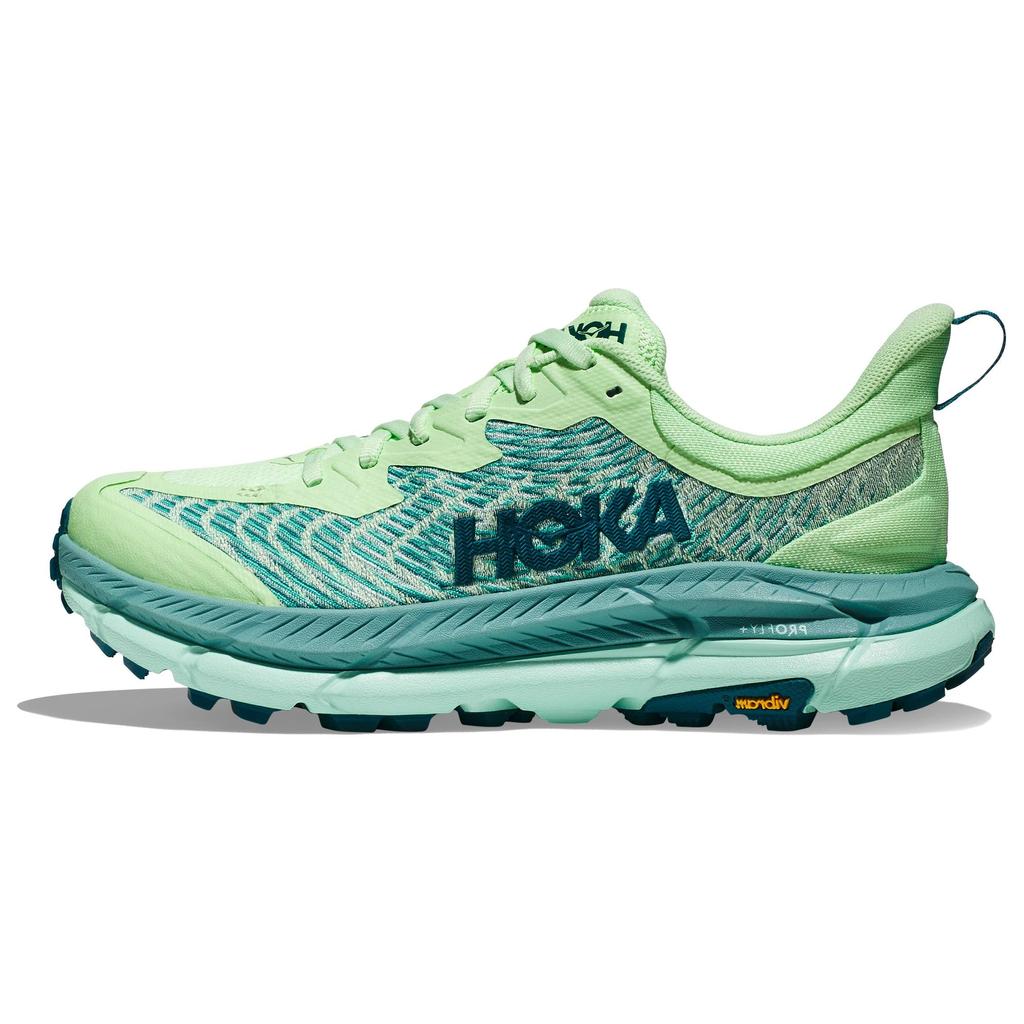 Hoka One One Mafate Speed 4 Lime Glow Ocean Mist (Womens) Women Sneakers 1131056-LGOM