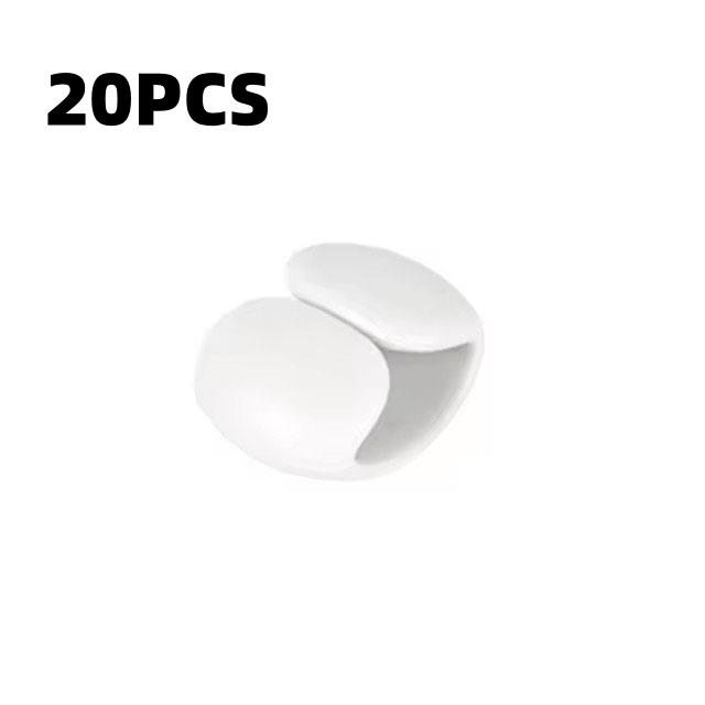 Portable Cable Clips Desktop USB Charging Cord Management Reusable Cord Organizer Wire Holder Protectors Home Office