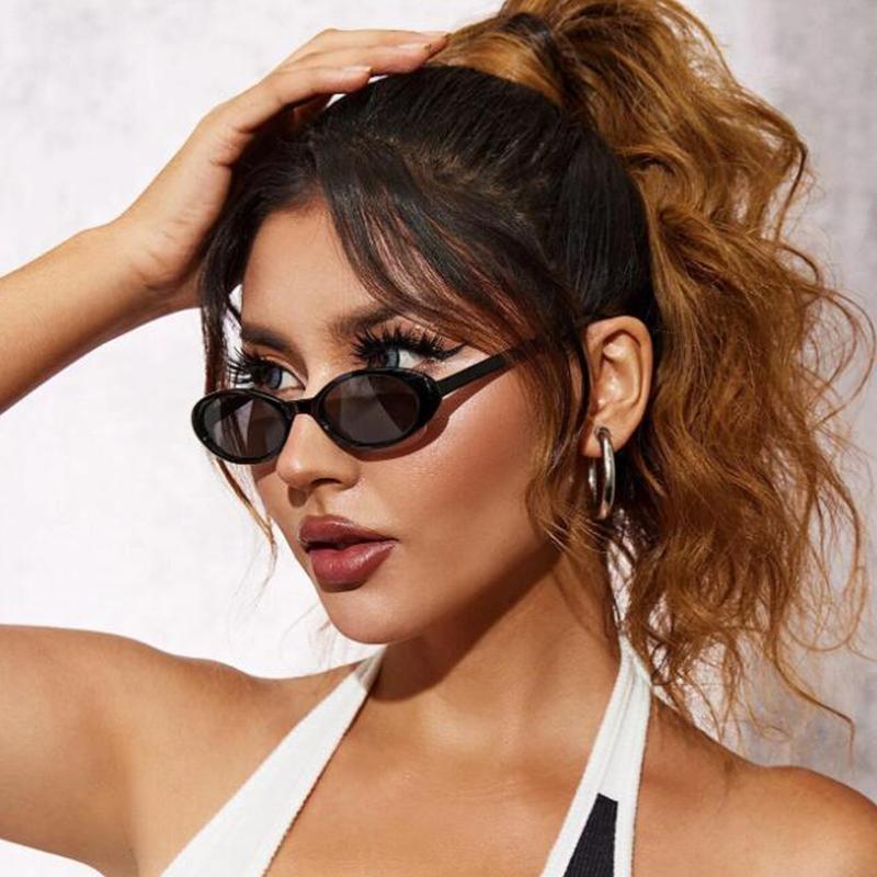 Sexy Small Oval Women'S Sunglasses  New Fashion Leopard Brown Hot Sun Glasses Female Retro Colorful Shade Eyeglass